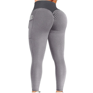 Collants de sport pour femmes, nouveau design, leggings de fitness avec logo personnalisé, haute élasticité, sexy, respirant, leggings de yoga élastiques - Product Image 4