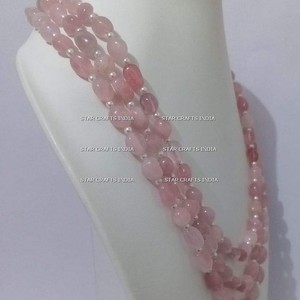 Último diseño hecho a mano collar de mujer resina Cuentas grandes y cordón de cuero declaración collares con cuentas gruesas joyería de moda - Product Image 3