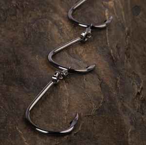 Herramienta de línea de pesca con mosca de acero inoxidable personalizable, gancho de goma suave para construir caña de pescar, trucha, objetivo, río, potencia Manual - Product Image 1