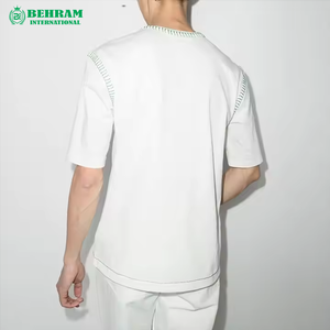 Camisetas Premium Personalizadas para Hombre, 100% Algodón, Cuello Redondo, Talla Grande, Corte Holgado, Peso Pesado 180g, Ecológicas, Antiarrugas, con Contraste - Product Image 6