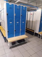 Armoire métallique à six portes, 6 niveaux, en fer, pour tous usages, avec serrures