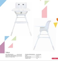 Chaise haute bébé en plastique OEM UNICARE pas chère avec coussin de siège à ceinture souple, design moderne et portable, pour cuisine, hôtel, salle à manger, Turquie 2024