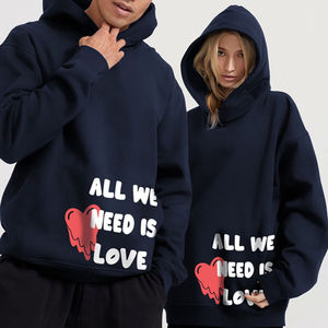 Alta calidad sólido 100% algodón impreso logotipo personalizable Casual con capucha lavado pulóver Sudadera con capucha con paquete para hombre servicio OEM - Product Image 3