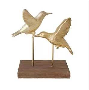 Figurine de renne en aluminium, couleur nickel mat noir, sculpture de petite taille pour la décoration de Noël, figurine de sculpture - Product Image 3