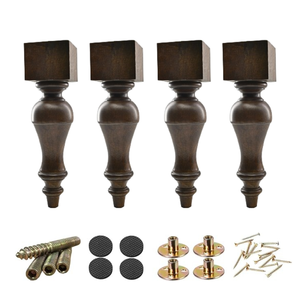 Pied de meuble en bois extra long, pied de canapé, de table ou de lit en bois massif, taille personnalisée, fabricant OEM, vente en gros d'usine - Product Image 5
