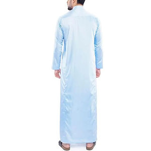 Thobe เสื้อผ้าอิสลามอาหรับสำหรับฤดูหนาวมุสลิมซาอุดิอาระเบียอาหรับอาบาบายาดูไบเสื้อคลุมยาวแบบดั้งเดิมเสื้อสเวตเตอร์คาฟตัน - Product Image 3