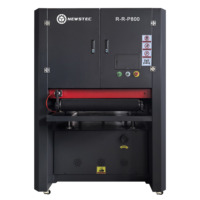 Machine de ponçage de surface entièrement automatique en acier inoxydable pour finition brossée aluminium, polissage laiton et cuivre pour découpe laser