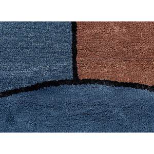 Alfombra de Lana y Viscosa Hecha a Mano Archetype, Roja y Naranja, Tra-14478, Diseño Abstracto Novedoso, Rectangular, para Pasillo, Uso Doméstico - Product Image 3