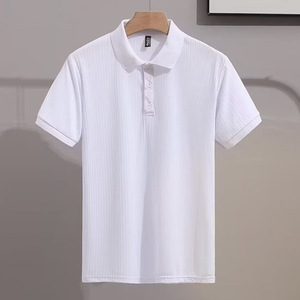 OEM personalizado 180 GSM hielo fibra de poliéster Polo hombres tendencia manga corta verano solapa casual polos - Product Image 1