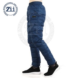 Nouveau style – Pantalon décontracté en toile matelassée pour homme, idéal pour l'extérieur, qualité supérieure, couleur unie, coupe droite, taille élastique, coupe-vent et écologique - Product Image 5