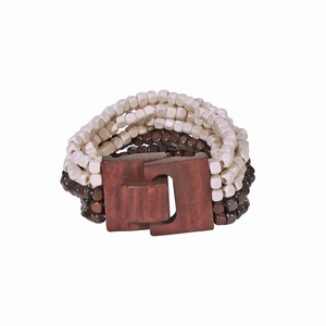 Élégant noir en bois coeur coupé à la mode femmes Bracelet Bracelets ensemble rond fait à la main mode cadeau INDE ART PLACE Uttar Pradesh - Product Image 3