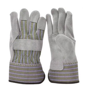 Gants de travail en cuir de marque personnalisée de haute qualité Gants de sécurité résistants à la chaleur du Pakistan Gants en cuir de la meilleure qualité - Product Image 2