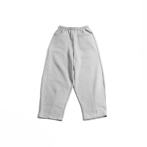 Pantalon de survêtement ample personnalisé avec logo, poids lourd, taille élastique, confortable, jambes larges, coton, pantalon décontracté pour homme - Product Image 4