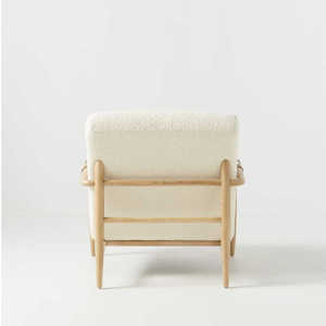 Modern All Weather <b>Outdoor</b> Furniture Garden Set Solid Teak Wood Sofa <b>Lounge</b> <b>Chair</b> - Product Image 3