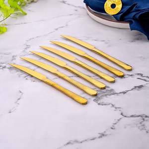 Juego de Cuchillos de Acero Inoxidable Radiant Gold de 6 Piezas para Bodas - Product Image 5