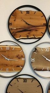 Customized Wooden Wall <b>Clock</b> with Modern Bamboo Body Elegant for Home Decor Back to School Occasions Natural Rosh Wedding <b>Style</b> - Product Image 3