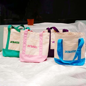 Bolsa <span class=keywords><strong>de</strong></span> Compras <span class=keywords><strong>de</strong></span> Lona <span class=keywords><strong>de</strong></span> Algodón Personalizada al por Mayor, con Logotipo Impreso Personalizado, Diseño Propio y Bolsillo - Product Image 1