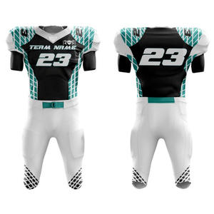 ชุดกีฬาทีมแบบกำหนดเอง ชุดอเมริกันฟุตบอล แขนสั้น แห้งเร็ว ระบายอากาศได้ดี ผลิตจากวัสดุคุณภาพดีที่สุด สำหรับผู้ใหญ่ - Product Image 1