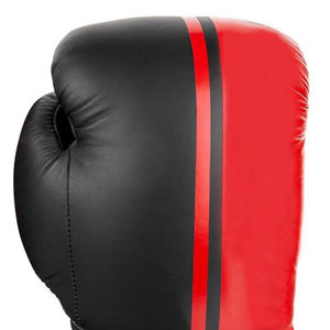 Gants d'entraînement MMA avec logo personnalisé en cuir de vachette rouge doré pour sac lourd, sparring, kickboxing et boxe, design gagnant - Product Image 4