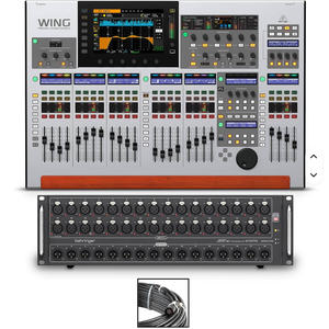 Console de mixage numérique BehringerR WING 48 canaux avec entrées USB/XLR, sortie MIDI, son mono/stéréo/surround - Product Image 3