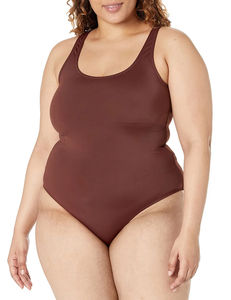 Maillot de bain femme noir uni sexy été une pièce maillots de bain de plage pour femmes meilleurs produits maillot de bain service OEM personnalisé - Product Image 5