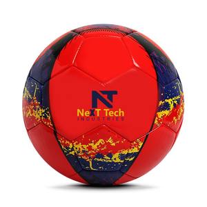Balón de entrenamiento de fútbol de Next Tech Industries, material de PU para fines de entrenamiento con diseño personalizado y logotipo personalizado - Product Image 3