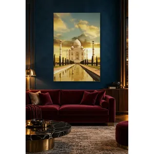 Impresión en Lienzo de Fida Taj Mahal al Atardecer Dorado - Product Image 4