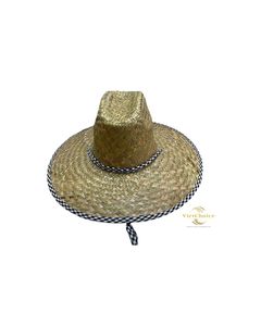 Sombrero de paja de ala ancha de fábrica de Vietnam, sombrero de vaquero con logotipo personalizado para hombres, mujeres, pesca, playa, Surf, salvavidas, para niños - Product Image 1