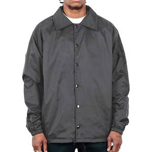 Vente en Gros Hommes Vintage Softshell Vestes D'hiver Dernière Conception Logo Personnalisé Noir Imperméable Polaire Denim Solide Coupe-Vent - Product Image 5