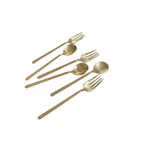 Vajilla de lujo a precio barato más vendida, cubiertos de latón, artículos de Hotel, cubertería de latón metálico para uso doméstico. - Product Image 1