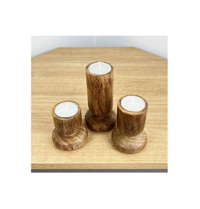 Bougeoir en bois de conception la plus récente bougeoir de qualité supérieure pour la décoration de mariage Utilisez les produits les plus vendus - Product Image 5