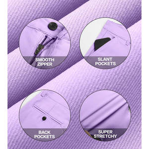 กางเกงชิโน่ผู้ชาย คุณภาพดีที่สุด ปี 2025 แฟชั่นใหม่ รับสกรีนโลโก้ ชุดลำลอง สีพื้น แห้งเร็ว - Product Image 5