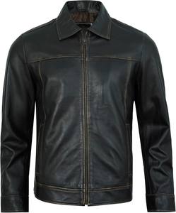 Veste en cuir pour homme en nylon 100% cuir véritable rembourrée de coton sur mesure OEM ODM Fermeture éclair Style vintage Vêtement décontracté - Product Image 3