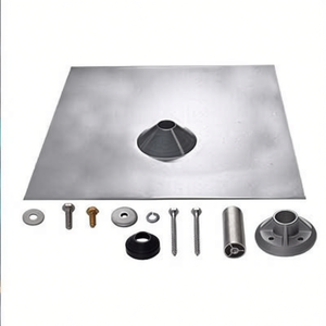 Sistema de Montaje Solar IronRidge QBase Metal QMNS-A-12 para Techos de Tejas y Planchas, Poste de 3.25" a 3.75" de Diámetro, 18" x 18" - Product Image 2