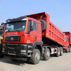 Camión Volquete Diésel Howo 8x4 Euro 2, 10 Ruedas, 11-20T de Carga, Volante a la Izquierda, Cámara Trasera, Pantalla Táctil, 251-350HP - Product Image 1