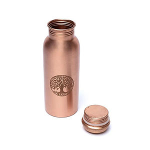 Juego de 2 Botellas de Agua de Cobre de Alta Calidad con Acabado Martillado y Brillante, a Prueba de Fugas, Beneficios para la Salud Ayurvédica, Regalo Ecológico en Oferta - Product Image 2