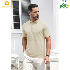 เสื้อกอล์ฟผ้าโพลีเอสเตอร์สำหรับผู้ชายเสื้อโปโลผ้าแห้งแบบซับเหงื่อสำหรับใส่วิ่งกอล์ฟ - Product Image 3