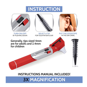 เครื่องตรวจหูแบบมืออาชีพชนิดไฟเบอร์ออปติกขนาดเล็ก อุปกรณ์ตรวจหูที่แม่นยำสำหรับเครื่องมือหู คอ จมูก  เหมาะสำหรับการผ่าตัดหู ตา จมูก และคอ - Product Image 5