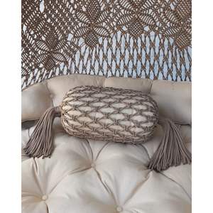 Silla Columpio Grande de Macramé para Interiores y Exteriores, Silla Columpio Colgante para Patio, Silla Sofá de Macramé para Muebles de Hogar y Patio - Product Image 3