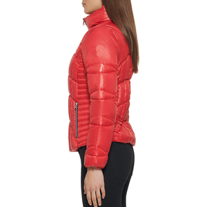 2025 ropa de invierno para mujer, chaqueta Bomber con logotipo personalizado, abrigo para mujer, chaqueta con cremallera, abrigos de burbujas acolchados, chaqueta con servicio OEM - Product Image 3
