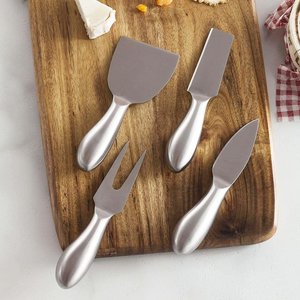 New Design 2023 Hot Selling Antique 4 Piece <b>Cheese</b> <b>Set</b> Stainless Steel With Stainless Steel Handle Cutlery Party <b>Set</b> From India - Product Image 2