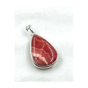 Colgante de elegancia contemporánea Piedra preciosa genuina 925 Encanto de plata Rodocrosita Diamante Estilo clásico Joyería de latón para niños - Product Image 1