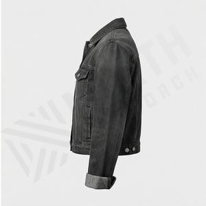 Veste en jean courte décontractée pour femmes, vêtements d'été, coupe ajustée, boutonnée, manches longues, streetwear, service personnalisé OEM, manteau tendance - Product Image 3