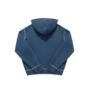 Bordado Vintage Full Zip Up Hoodie Fabricante Sudaderas con capucha en blanco de gran tamaño para hombres más ropa de calle al aire libre - Product Image 6