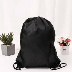 กระเป๋าผ้าใบสำหรับออกกำลังกายแบบหูรูดมีกระเป๋าซิปด้านหน้ามีน้ำหนักเบาและสะดวกสบายผู้จำหน่ายโดยตรงจากโรงงาน - Product Image 6