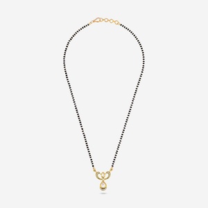 Kundan Wedding Bridal Mangalsutra <b>Necklace</b> 187776 - Product Image 4