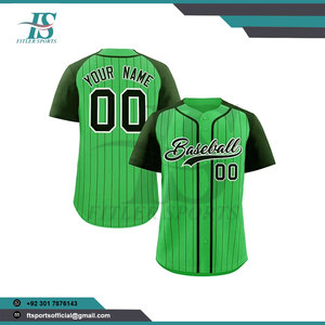 Camiseta de Béisbol Personalizada OEM con Botones en la Parte Delantera, Ropa Deportiva de Equipo con Rayas, Suministro de Fábrica, Camiseta de Béisbol para Equipos con Botones - Product Image 3