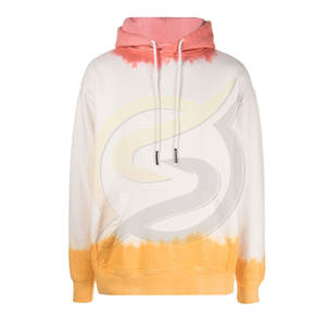 เสื้อฮู้ดผ้าฟลีซสำหรับผู้ชายเสื้อฮู้ดมัดย้อมใช้ได้ทั้งชายและหญิง - Product Image 3