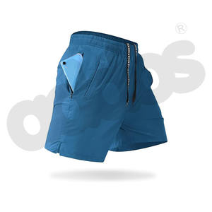 100% Polyester Athletic <b>Running</b> Mesh <b>Shorts</b> for <b>Men's</b> Hybrid Blue <b>Shorts</b> Lightweight Quick Dry Casual <b>Men's</b> fitness <b>shorts</b> - Product Image 2