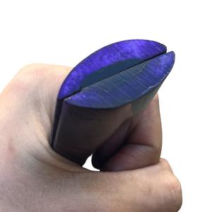 Cuchillo Utilitario Damasco de Alta Calidad, Fabricación India, Mango de Hueso de Color Liso, Escamas Redondeadas, Hueso de Vaca Teñido - Product Image 4